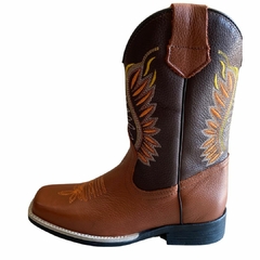 Bota Texana Infantil/Adulto La Mexicana Boots Chocolate Castanho 10-6044 - comprar online