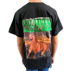 Camisa Infantil Cowboy Bruto Quarto De Millha Preto CB27.5