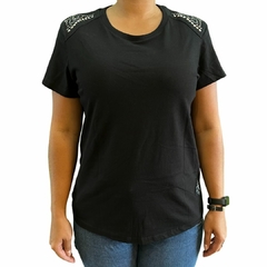 T-shirt Tassa Feminina M/C Classica Preta 5127.1 - comprar online