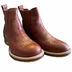 Bota Texana Mexicana BR/CC Florão Chocolate 01-203.40