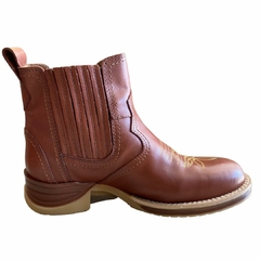 Bota Texana Mexicana BR/CC Florão Chocolate 01-203.40 - comprar online