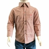 Camisa Infantil Laço Forte ML Xadrez Branco/Marsala 171013.36