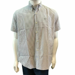 Camisa Masculina Western Ranch Xadrez Cinza/Branco 2657W