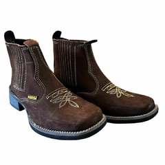 Bota Texana Bretão BQ/CC Nobuck Chocolate 512.11