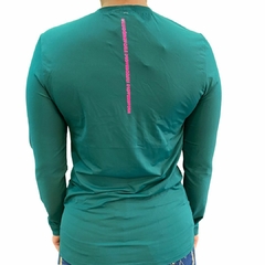 Camisa Solar Protectin Mavolle Verde/Rosa 046.4.2 - comprar online