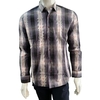 Camisa Masculina By For Men ML Xadrez Lilas/Cinza/Preto/Branco 2860.04