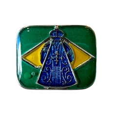 Broche Bandeira Nossa Senhora BR10