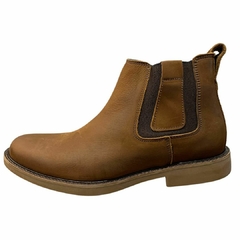 Bota Anatomic Gel Vintage Conhaque Sola Bulldog Natural AG9053 - Barcelos Country