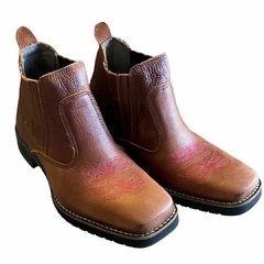 Bota Feminina Texana Araújos BQ/CC Rosa 405