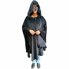 Poncho Preto Bolinha PC203.22 - comprar online