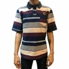 Polo Masculina West Country Listrada Vinho/Bege/Azul Marinho 3054.18