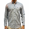 Camisa Masculina Laço Forte ML Xadrez Azul/Branco 3161.91