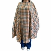 Poncho Xadrez Nude/ Preto/ Branco/ Vermelho PC211