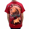 Camiseta infantil Violeiros Horse Pure Blood Vermelha 00400.4