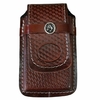 Bainha Para Celular Couro Marron Escuro Cavalo BT75