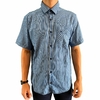 Camisa Masculina MX72 MC Xadrez Azul 19503.2