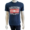 Camiseta Masculina Pura Raça America Country Marinho 07.0085.5