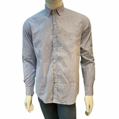 Camisa Masculina TXC ML Custom Xadrez Azul 2613L-01