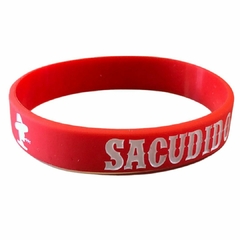 Pulseira Silicone Sacudido's Vermelho SA25