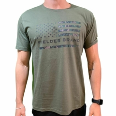 Camisa Masculina Fielder Verde Militar 06.0032V