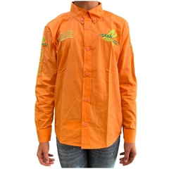 Camisa Infantil Radade ML B I Green Laranja RDA508