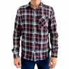 Camisa Masculina MX72 ML Flanelado Xadrez Preto/Vermelho/Branco 20023.3