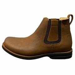 Bota Anatomic Gel Vintage Conhaque Sola Magnum Preta AG4516 - Barcelos Country