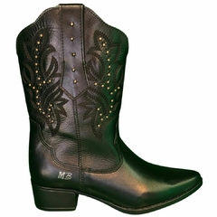 Bota Texana Feminina Marcial BF Preta 1170.P na internet