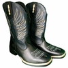 Bota Texana Marcial BQ Floter Preto/Azul 1478