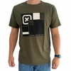 Camiseta Masculina TXC Custom MC Estampado Verde Militar 192238