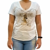 T-shirt Feminina Minuty Bordada Thermo Branca 1197.1