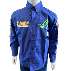 Camisa Infantil Radade ML B I Green Royal RDA501