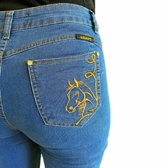 Calça Feminina Galope Cigarrete Stone 6002 na internet