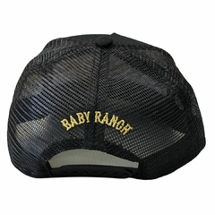 Boné Infantil Baby Ranch Cavalos Preto/Dourado BN242 - Barcelos Country