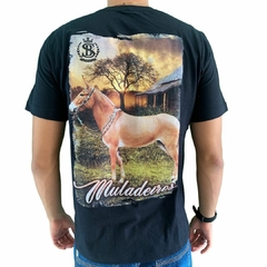 Camiseta Masculina Super Bulls Muladeiros Preta SB50.2