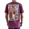 Camiseta Masculina Violeiros Horse Farm Vinho 10012.2