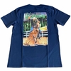 Camiseta Masculina Violeiros Team Roping Marinho 10008