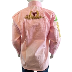 Camisa Infantil Feminina Radade ML B I Green Rosa RDA500 - Barcelos Country