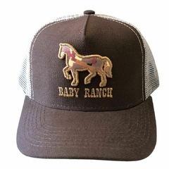 Boné Infantil Baby Ranch Horse Marrom BN240