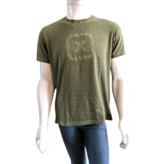 Camiseta Masculina TXC Custom MC Stone Verde Militar 191958.7