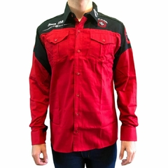 Camisa Masculina Terra De Peão ML Since Vermelho 40079.50.1