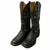 Bota Texana Feminina Goyazes Preto e Prata 243203-CK