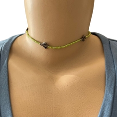 Choker EL Miçanga Verde Cacto Chumbo CH114.5