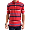 Polo Masculina Terra De Peão Listrada Vermelha e Azul 50006.051.07