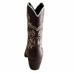 Bota Texana Feminina Calvas BF Fossil Tabaco 25 - loja online