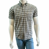 Camisa Masculina Minuty Xadrez MC Chumbo/Branco 2501.33