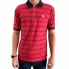 Polo Masculina Terra De Peão Listrada Vermelho Com Azul 50004.051.03