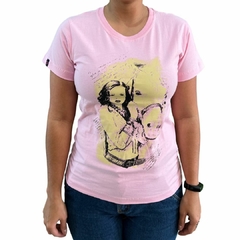 T-shirt Western Bull Menina Horse Rosa 203.4