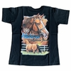 Camiseta infantil Violeiros Profissional Horse Preto 00403.4