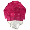 Body Baby Ranch ML Girl Rosa Pink/Brilho B0124